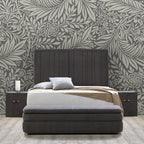 Κρεβάτι με Κεφαλάρι και Αποθηκευτικό Χώρο Hauz Scarlet 160X200 Veniche Charcoal Grey